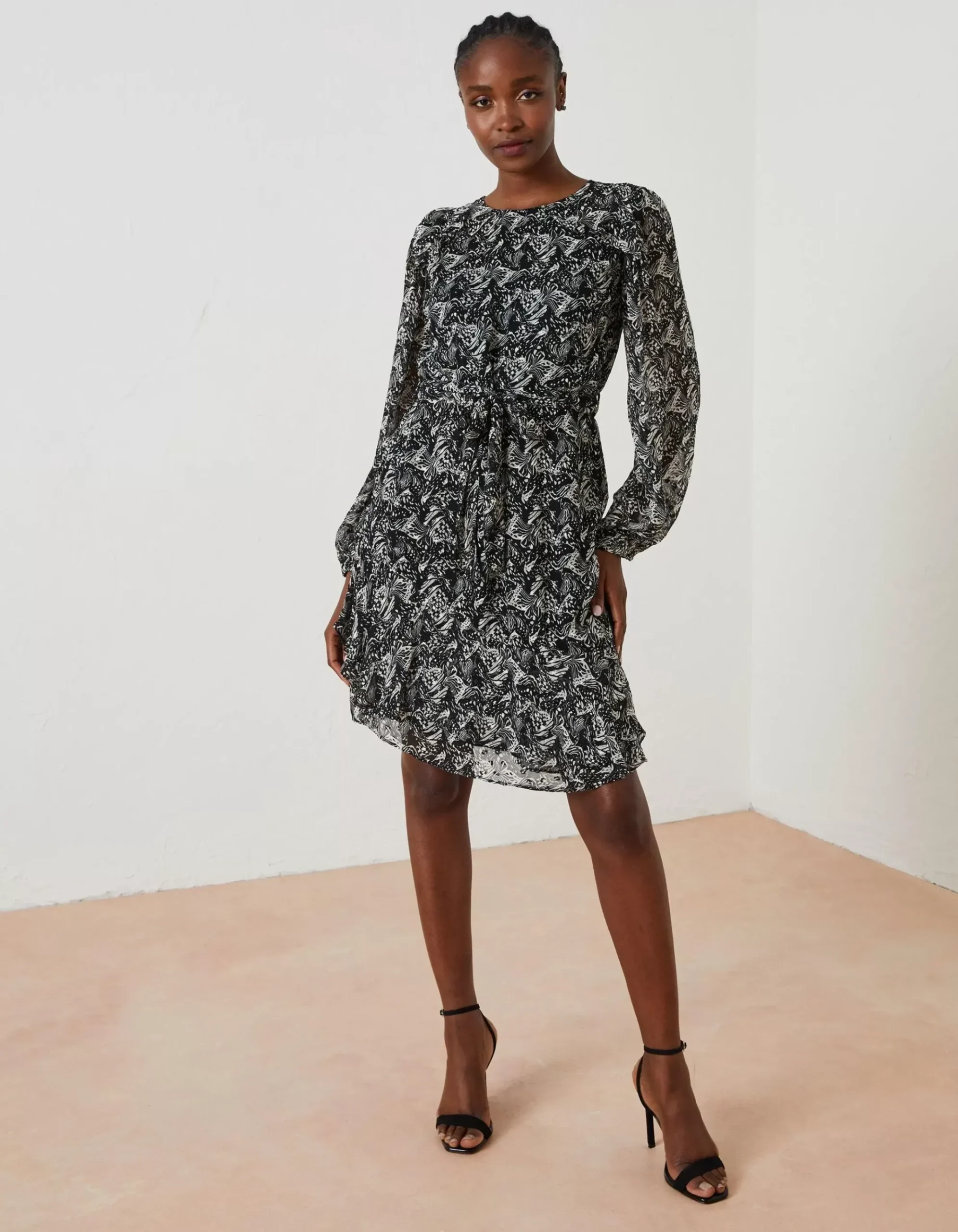 Charlotte Abstract Print Dress
