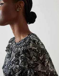 Charlotte Abstract Print Dress
