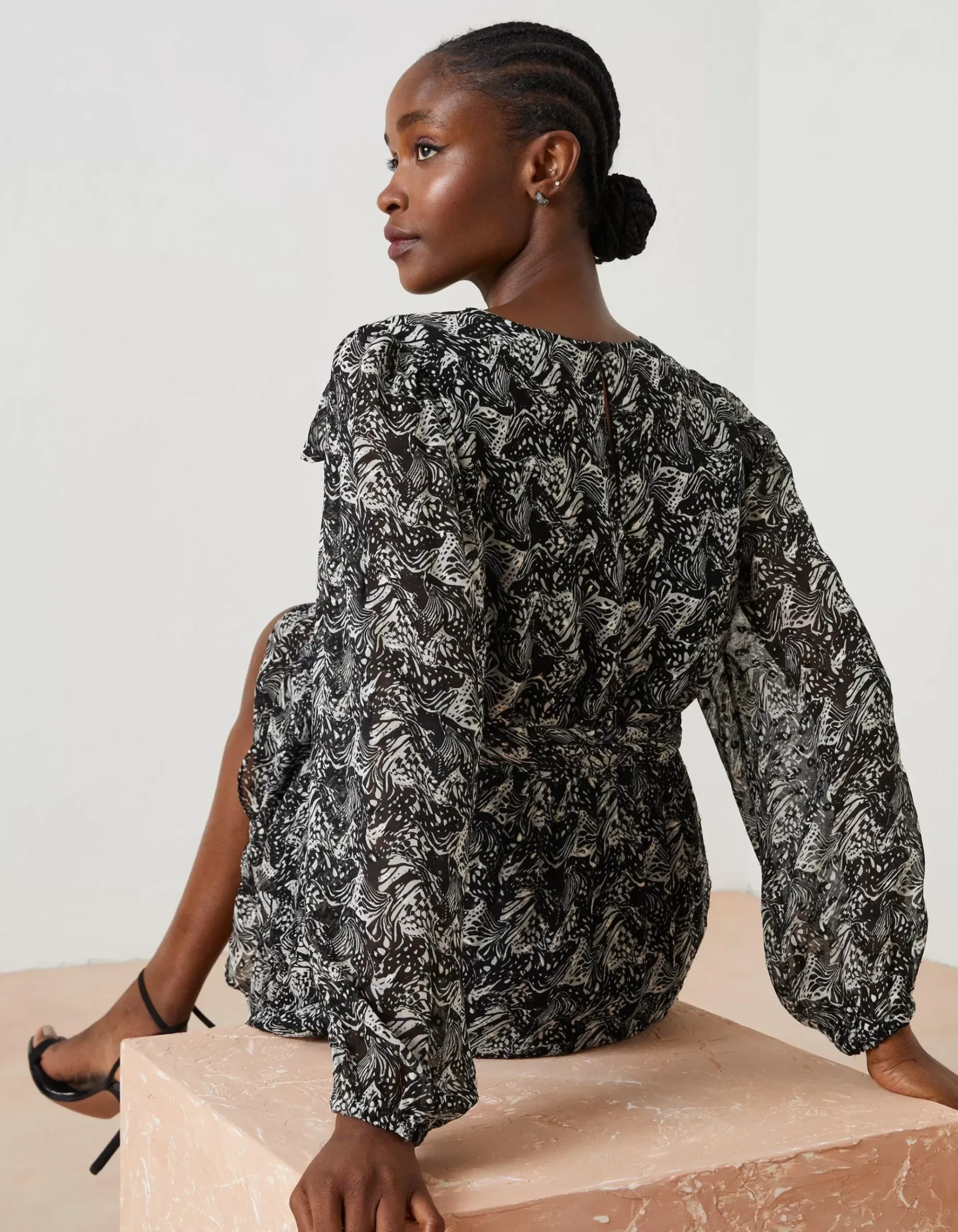 Charlotte Abstract Print Dress