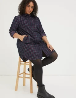 Chester Cord Check Dress