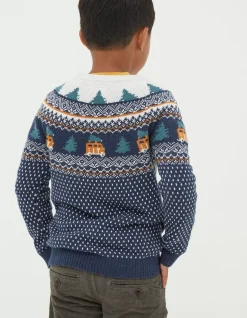 Christmas Campervan Fairisle Jumper