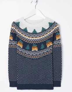 Christmas Campervan Fairisle Jumper