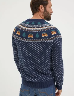 Christmas Campervan Fairisle Jumper