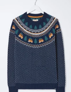 Christmas Campervan Fairisle Jumper