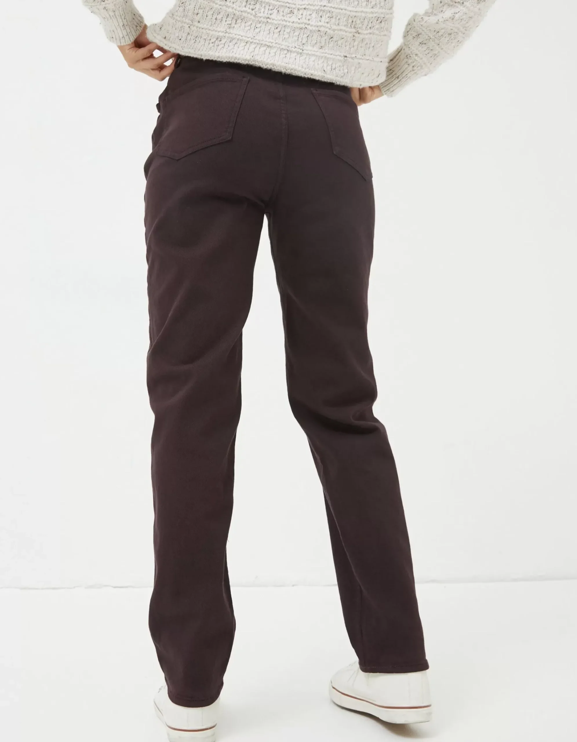 Cleo Canvas Barrel Leg Chino