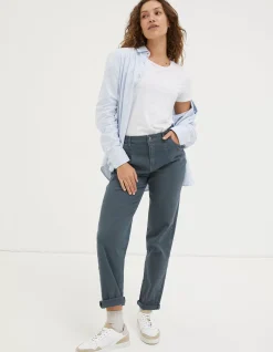 Cleo Canvas Barrel Leg Chino