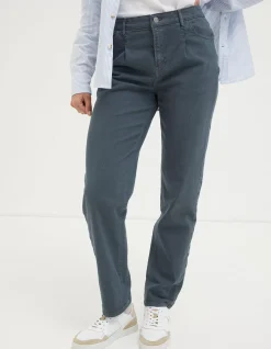 Cleo Canvas Barrel Leg Chino