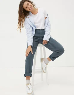 Cleo Canvas Barrel Leg Chino