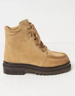 Clover Suede Apron Ankle Boot