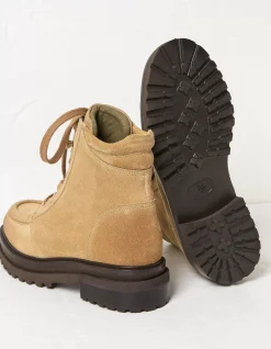 Clover Suede Apron Ankle Boot