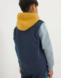 Colour Block Popover Hoodie