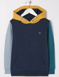 Colour Block Popover Hoodie