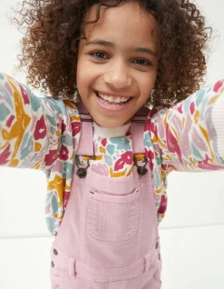 Coloured Shortie Dungarees