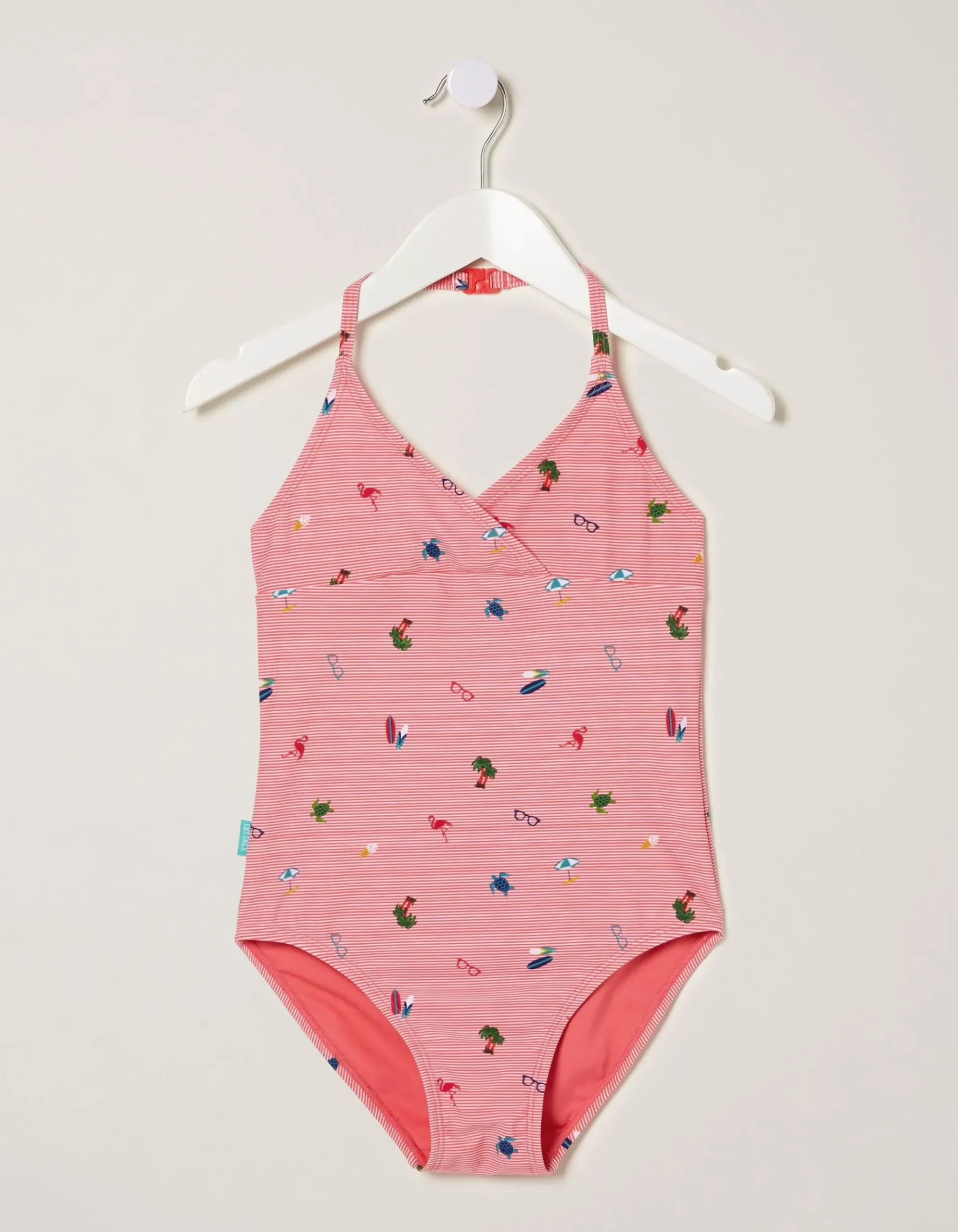Conversational Stripe Swimsuit