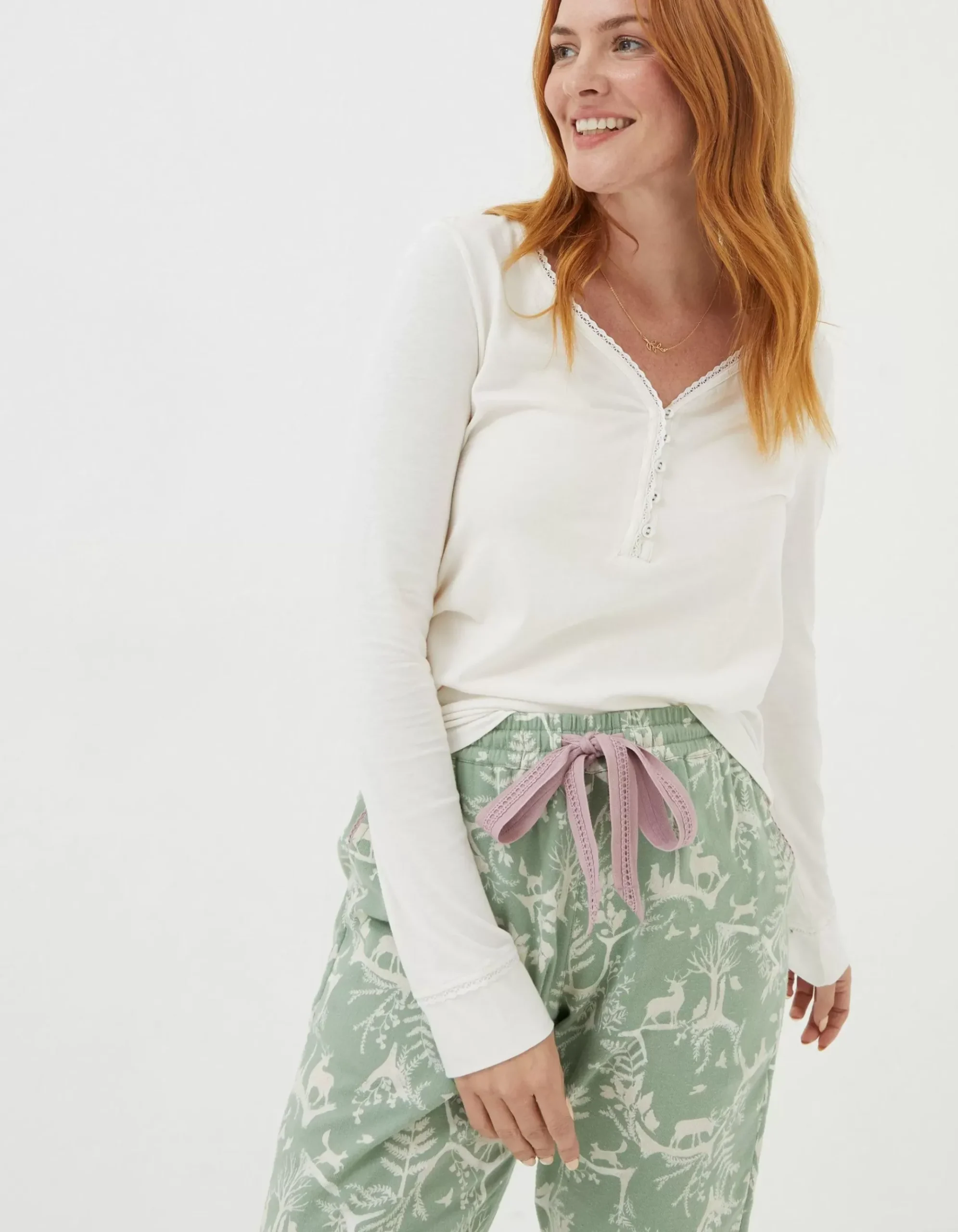 Cora Forest Scapes Pyjama Bottoms
