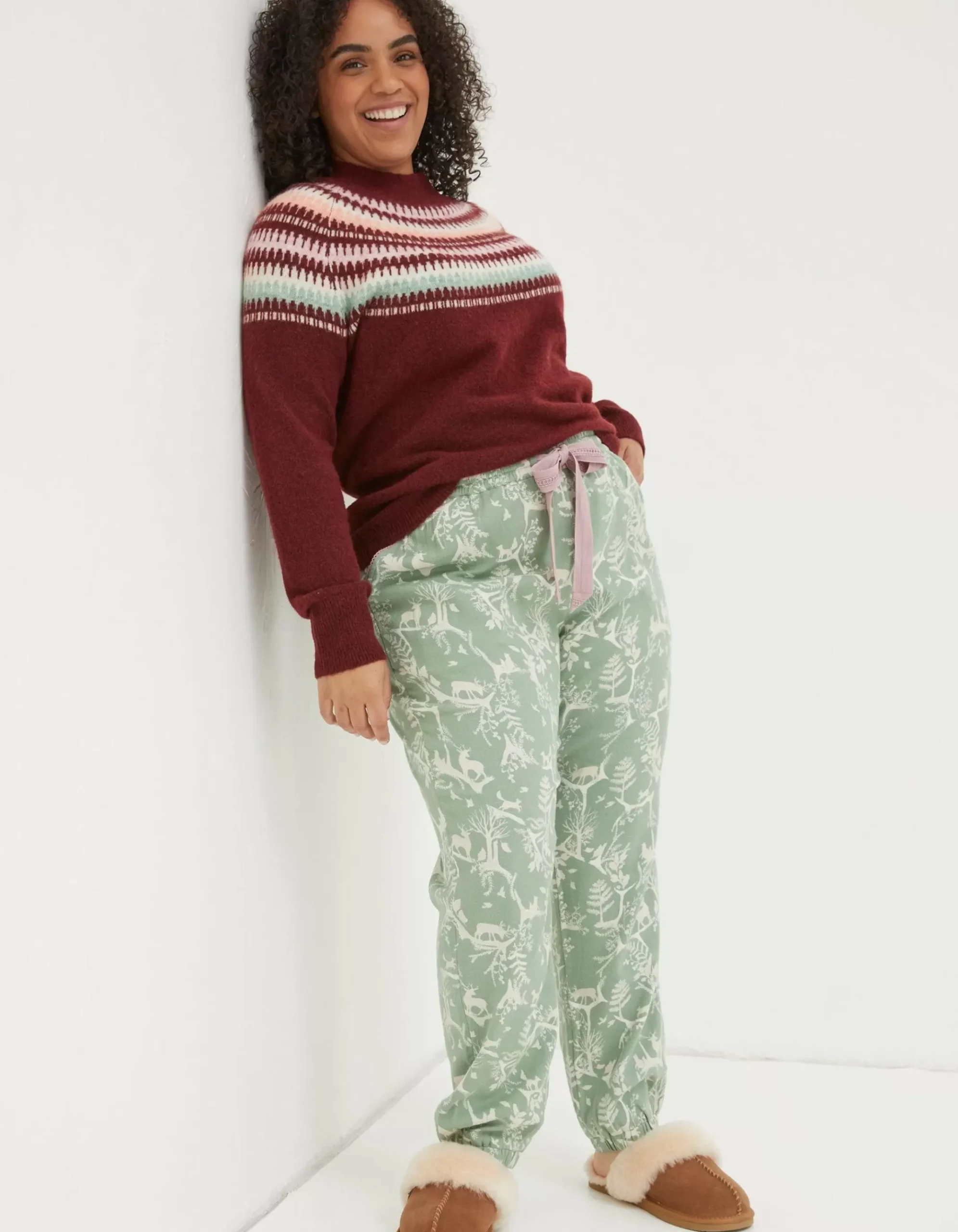 Cora Forest Scapes Pyjama Bottoms