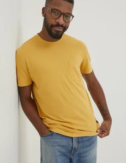 Cotton Linen Pocket T-Shirt
