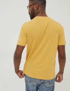 Cotton Linen Pocket T-Shirt