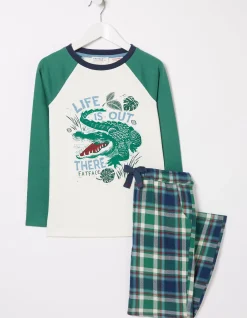 Crocodile Check Pyjama Set