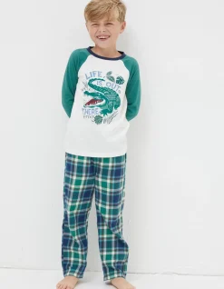 Crocodile Check Pyjama Set