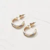 Daisy Enamel Hoop Earrings