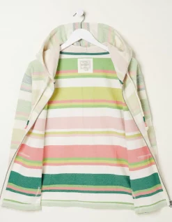 Daisy Textured Zip Up Hoodie