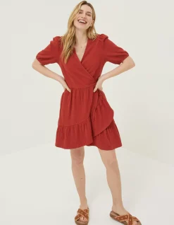 Danica Jersey Wrap Dress