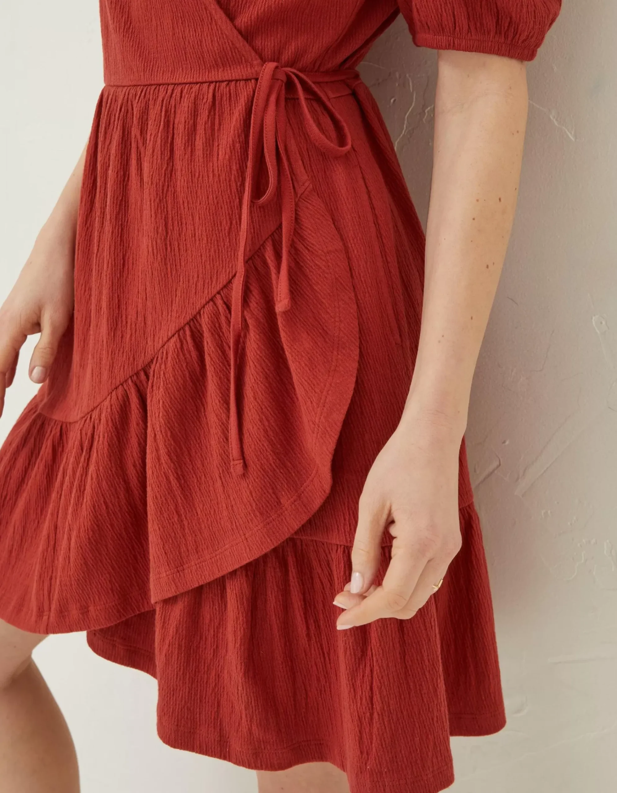 Danica Jersey Wrap Dress