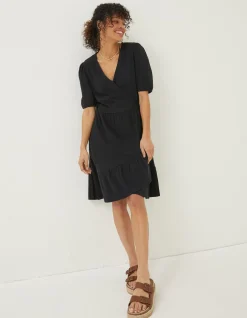 Danica Jersey Wrap Dress
