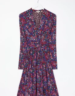 Delphine Abstract Jersey Dress