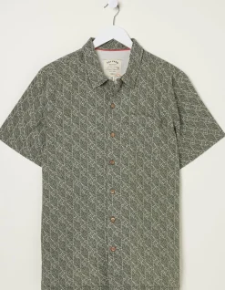 Dempsey Leaf Print Shirt
