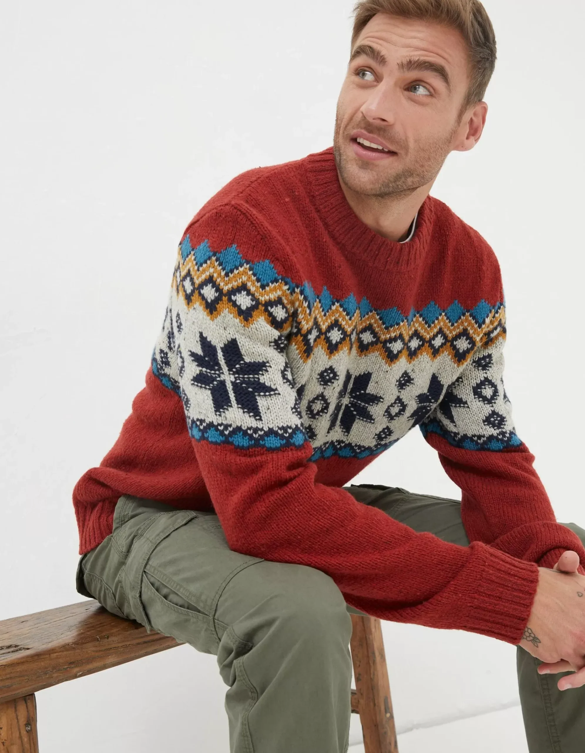 Denbigh Fairisle Crew Jumper