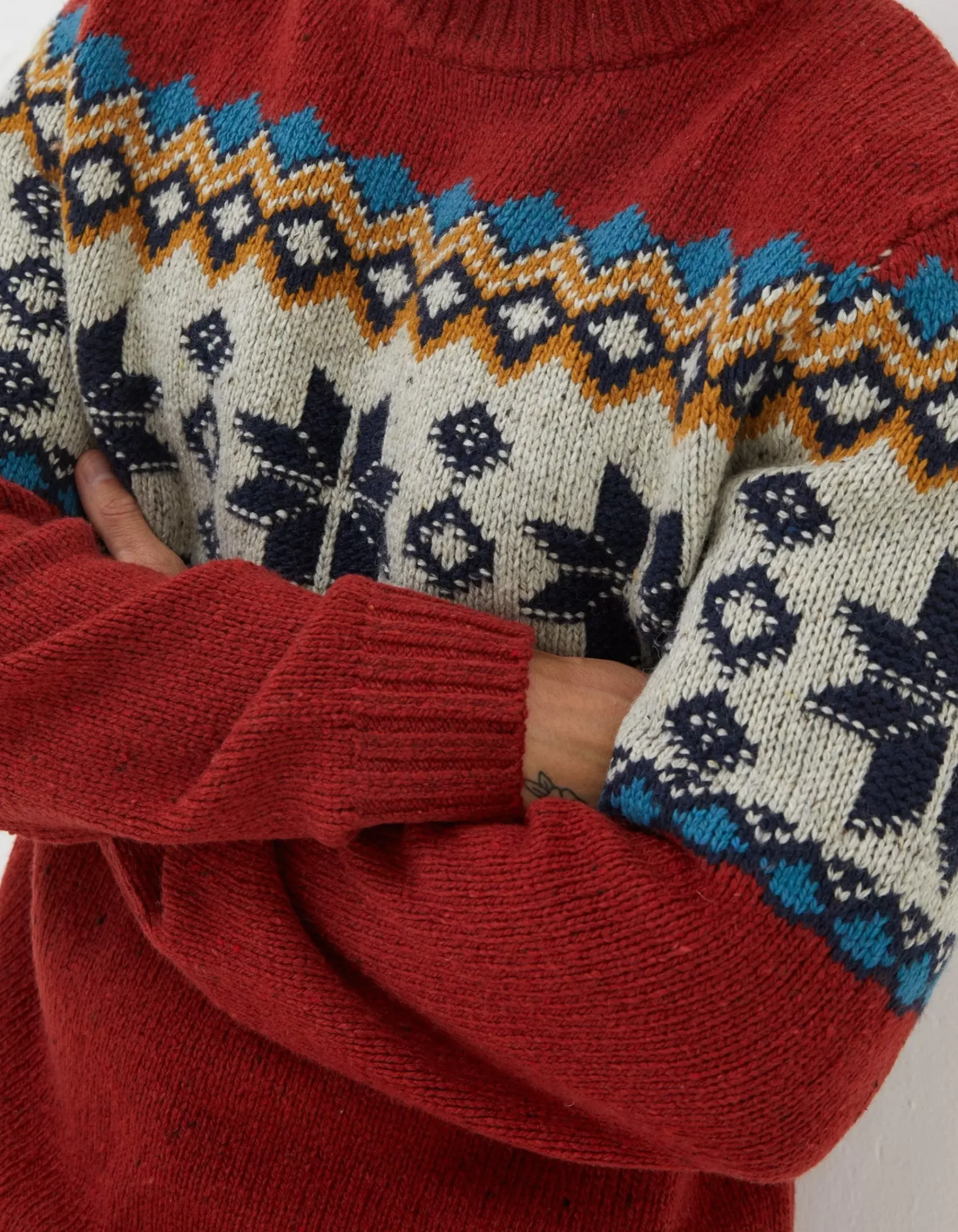 Denbigh Fairisle Crew Jumper