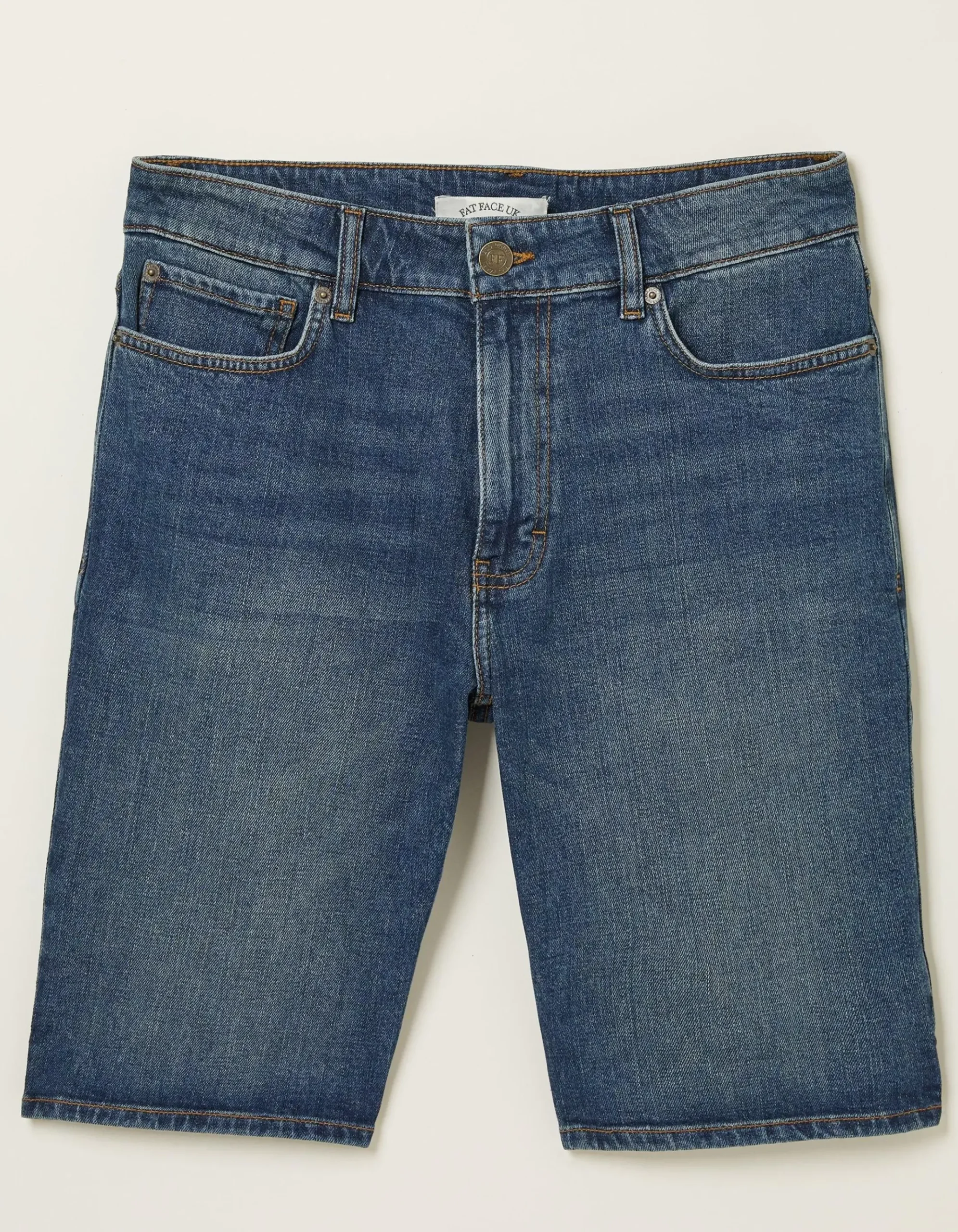 Denim Mid Vintage Wash Shorts