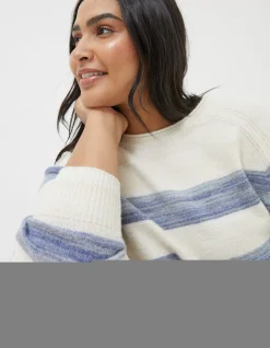 Denim Ombre Stripe Jumper
