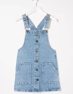 Denim Pinafore Dress