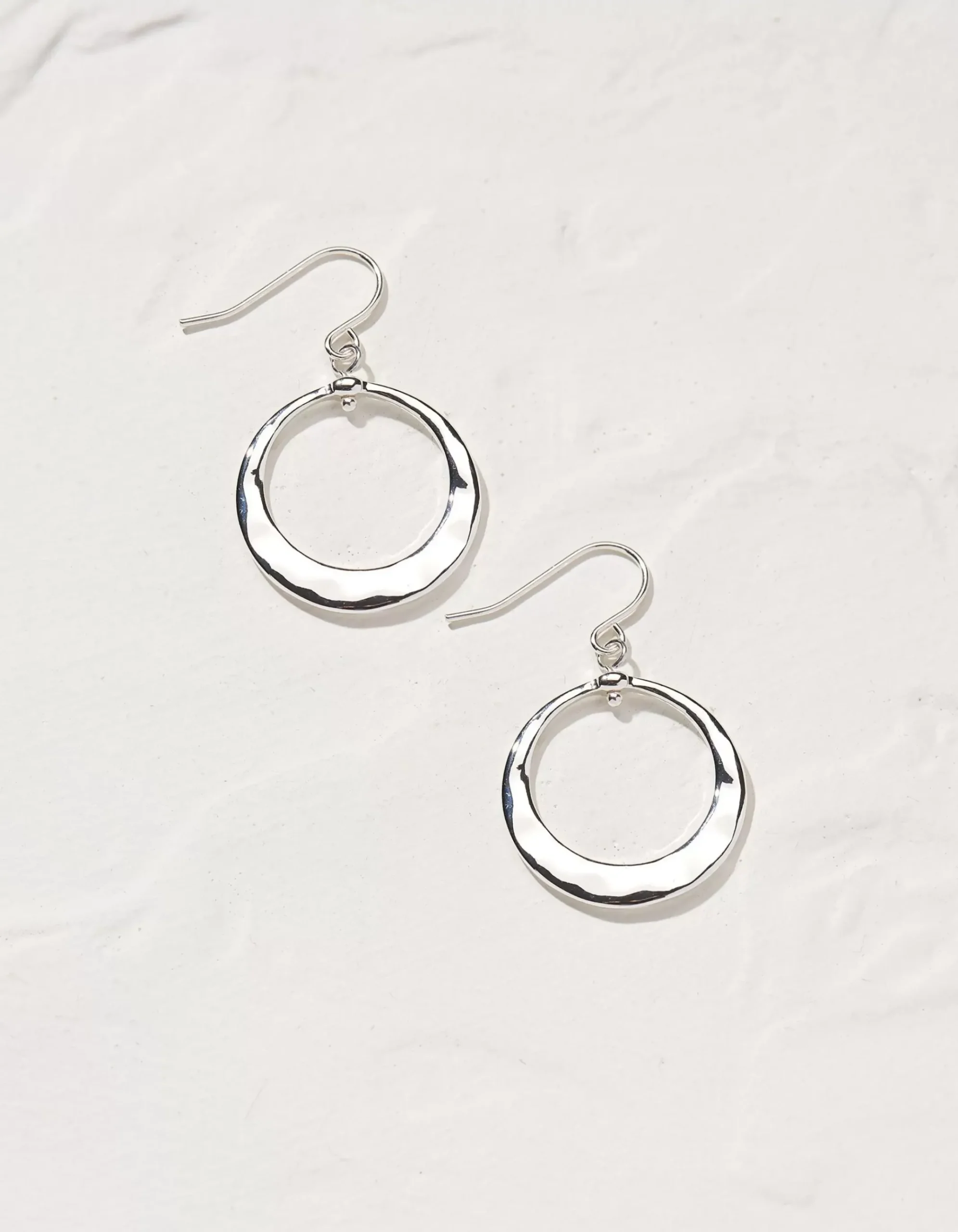 Disc Drop Earrings