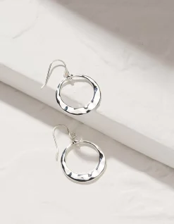 Disc Drop Earrings