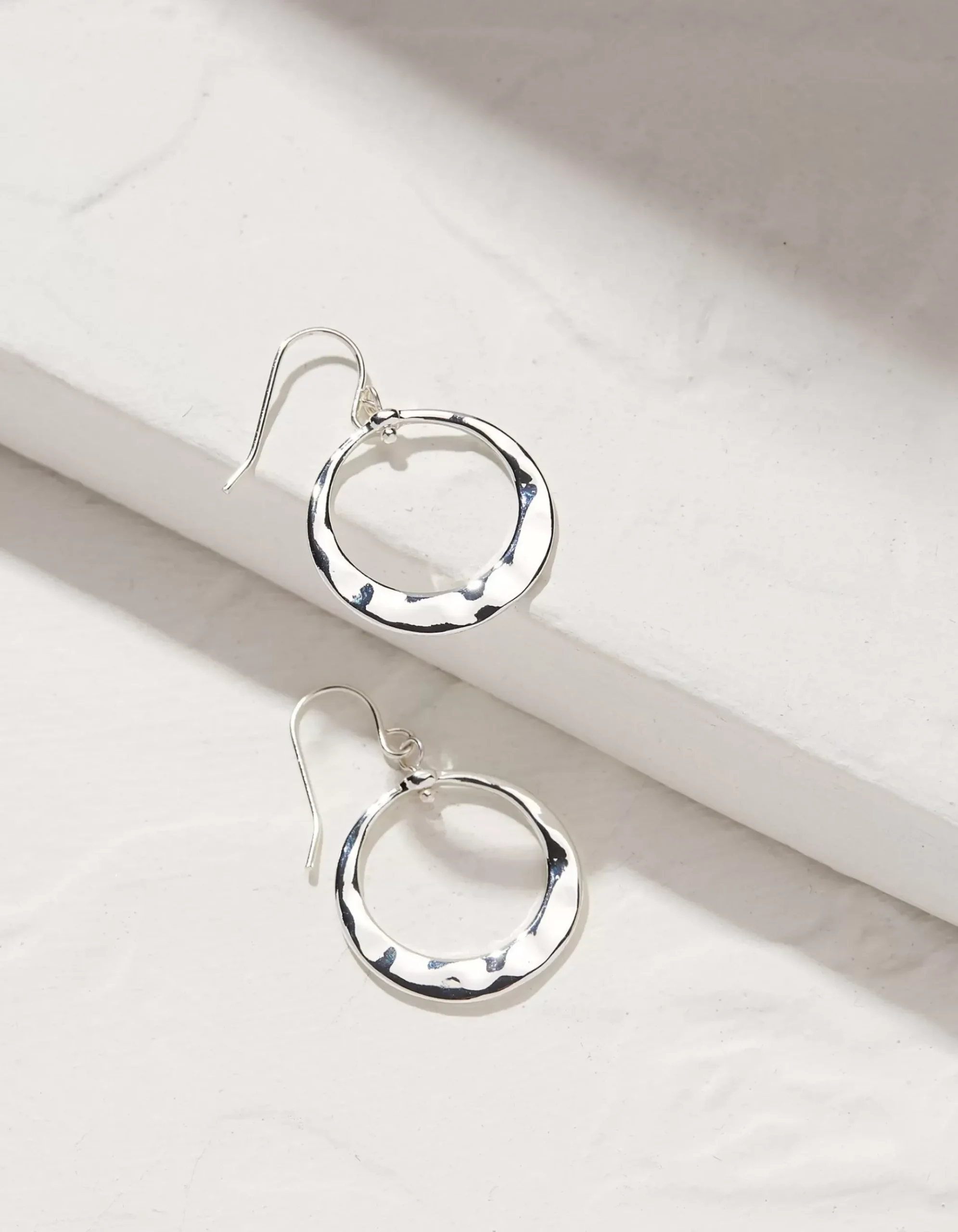 Disc Drop Earrings