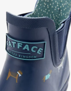 Dog Print Ankle Wellies