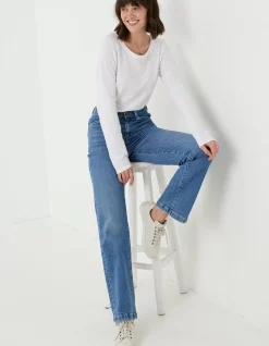 Elise Wide Leg Comfort Stretch Jeans