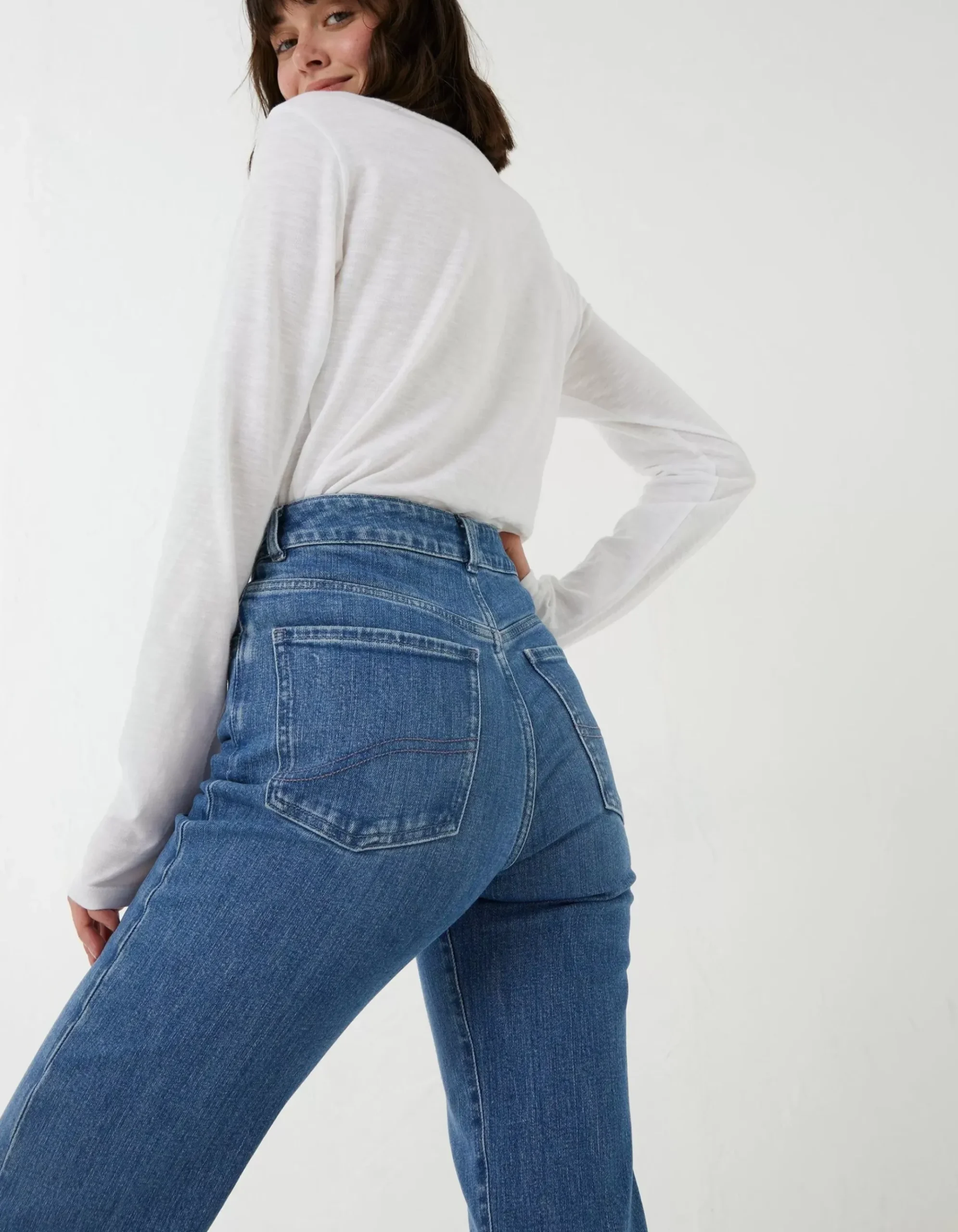 Elise Wide Leg Comfort Stretch Jeans