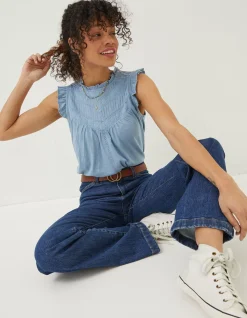 Elise Wide Leg Comfort Stretch Jeans