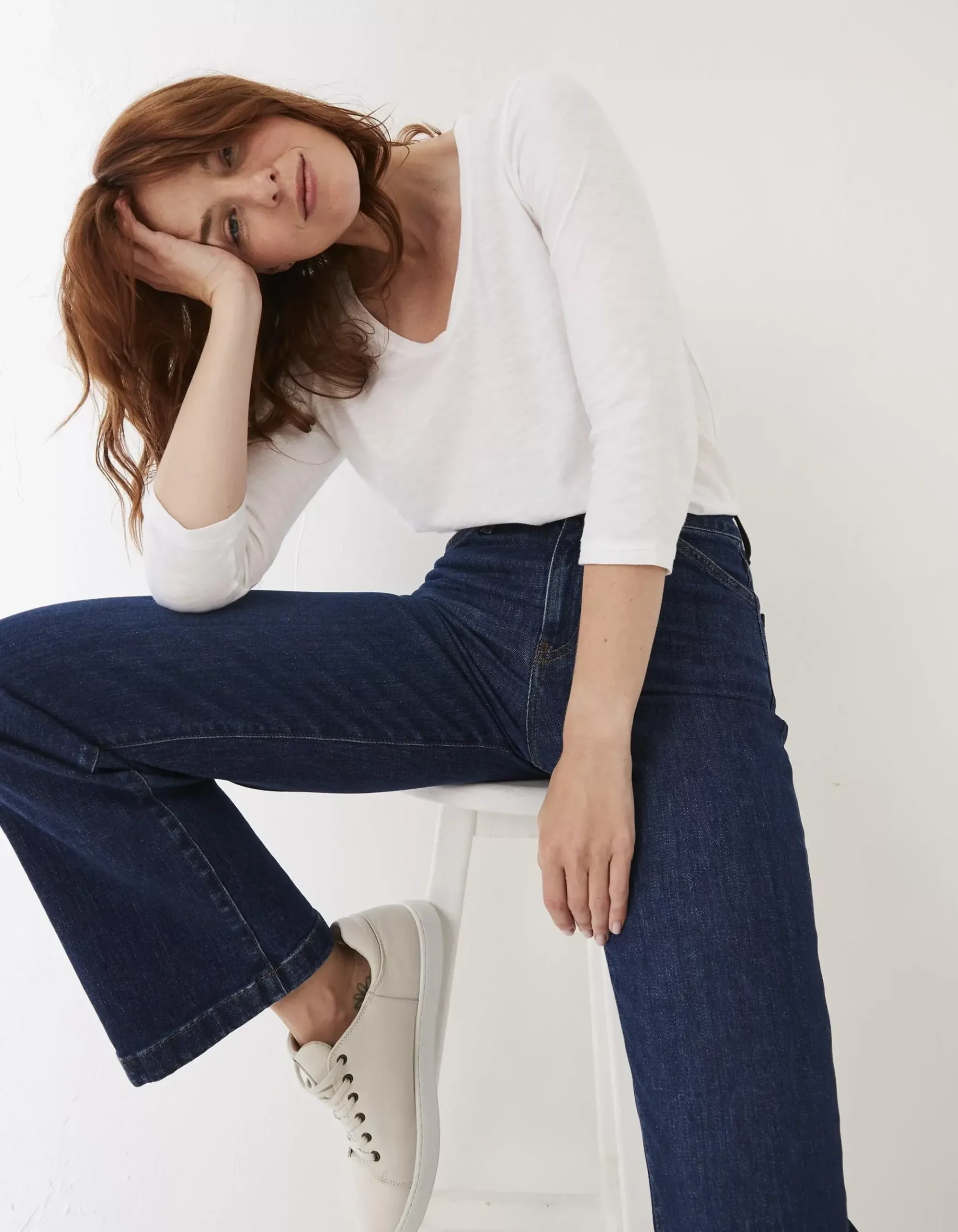 Elise Wide Leg Comfort Stretch Jeans