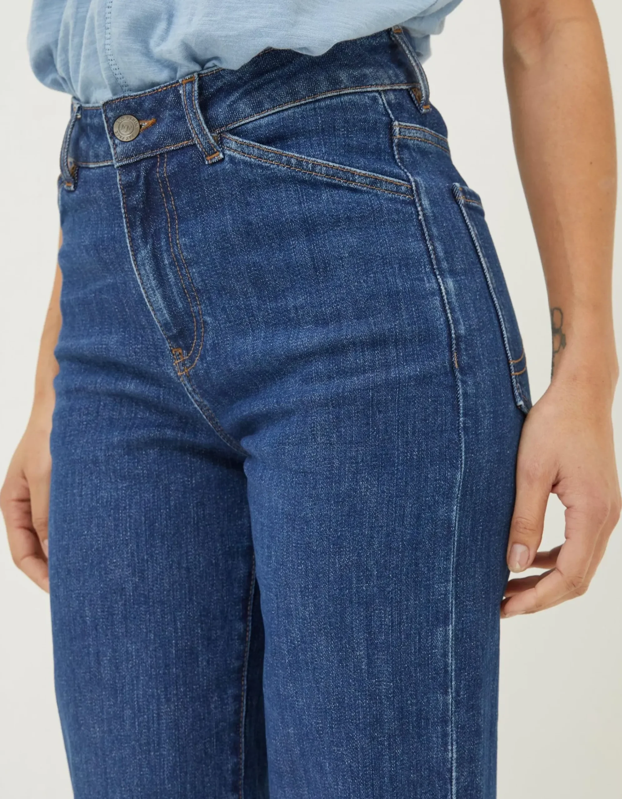 Elise Wide Leg Comfort Stretch Jeans