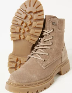 Eliza Suede Ankle Worker Boot