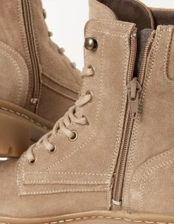 Eliza Suede Ankle Worker Boot