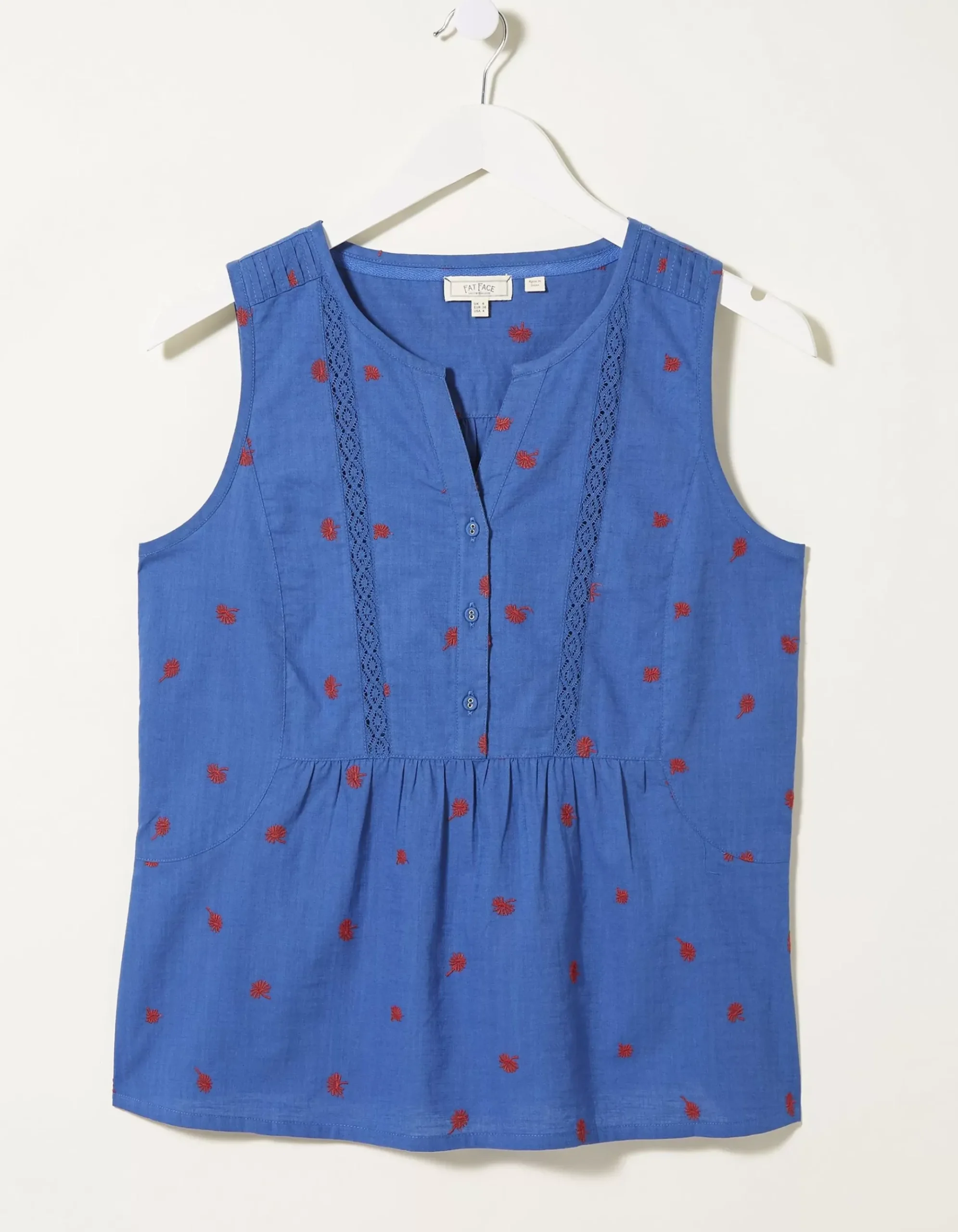 Ella Embroidered Daisy Cami