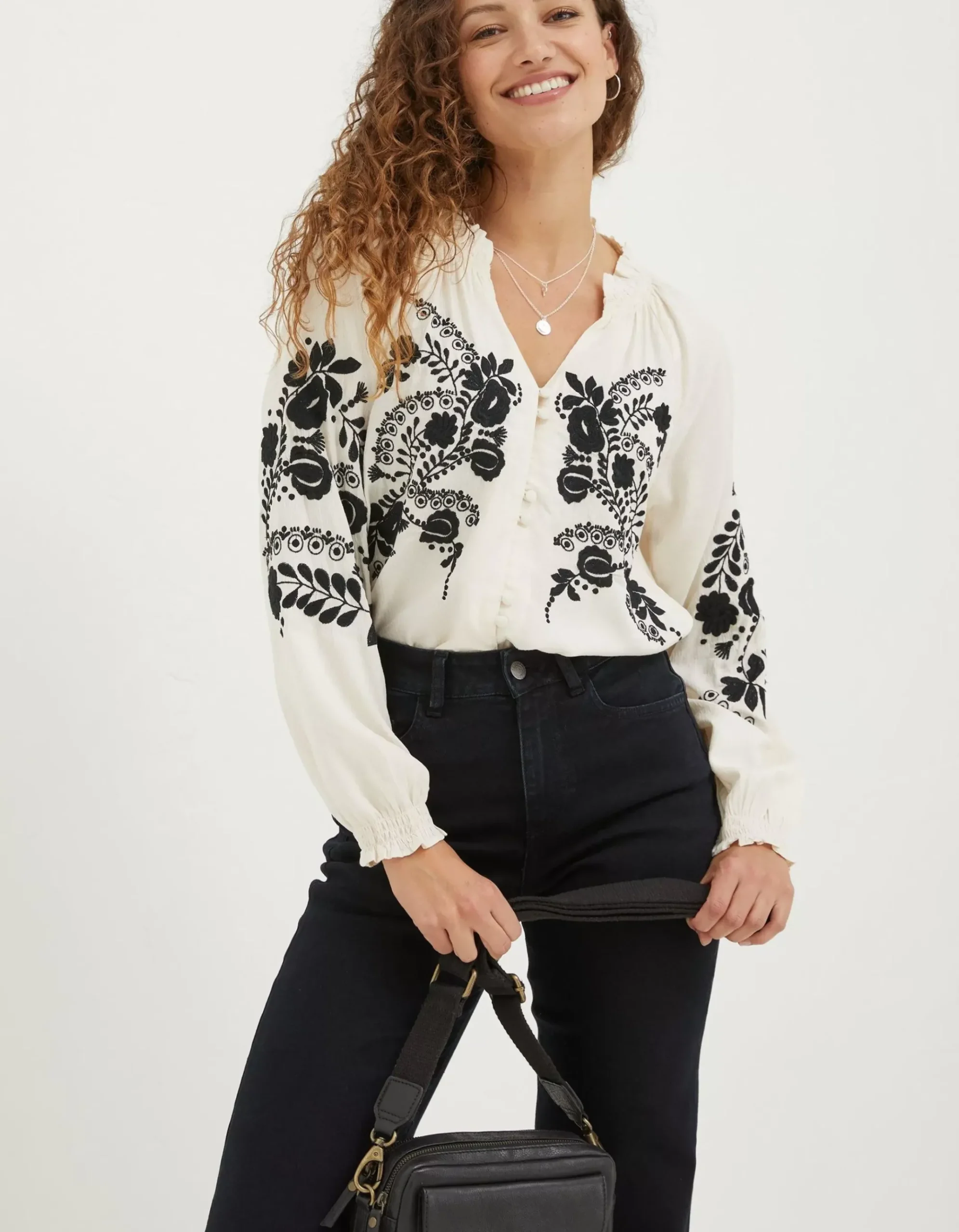 Ellen Embroidered Blouse