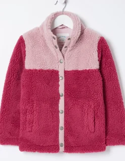 Elodie Fleece Button Sweatshirt